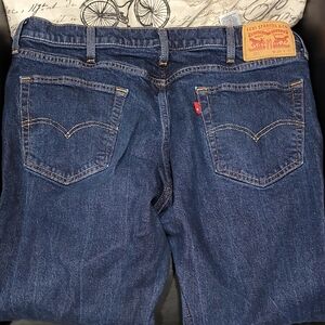 Levi's Men's Dark Blue Relaxed Jeans